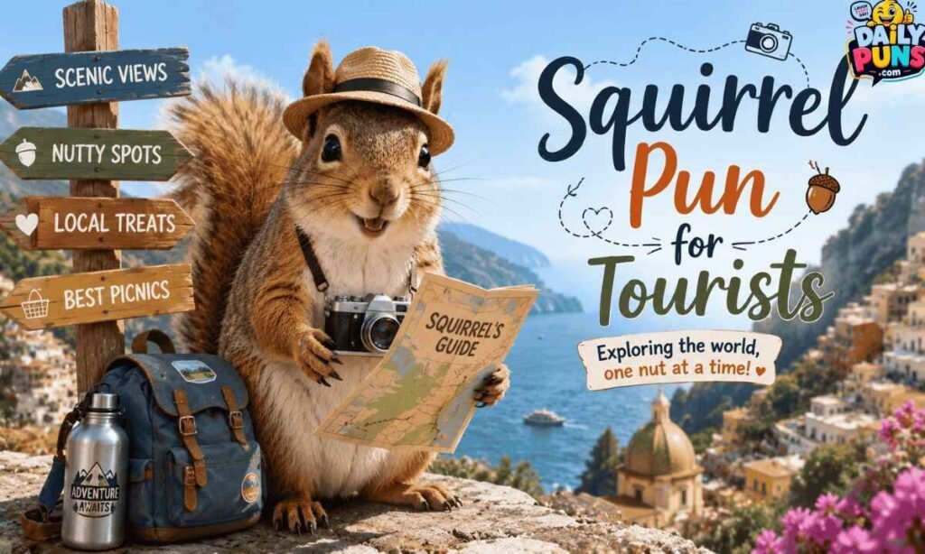 Squirrel puns for Tourists