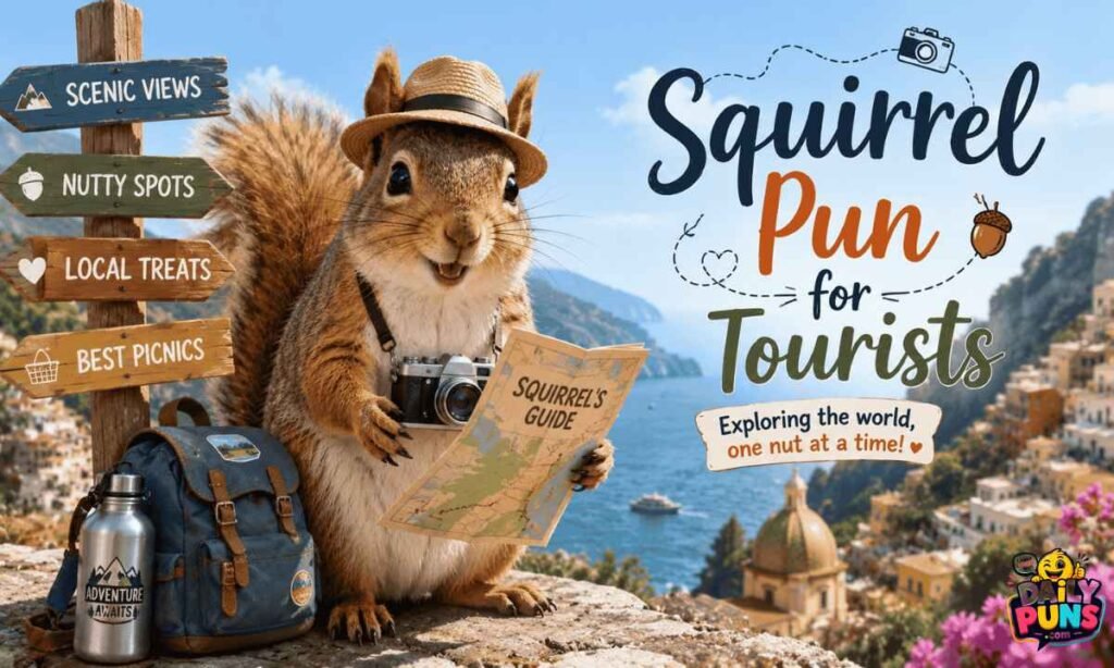 Tourists Squirrel Puns