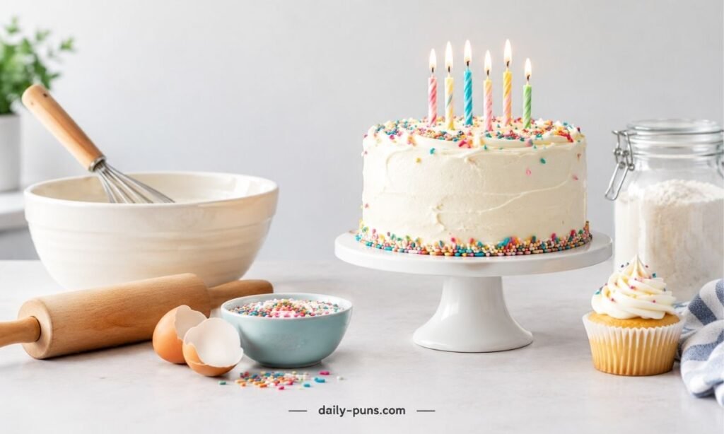 Birthday baking puns