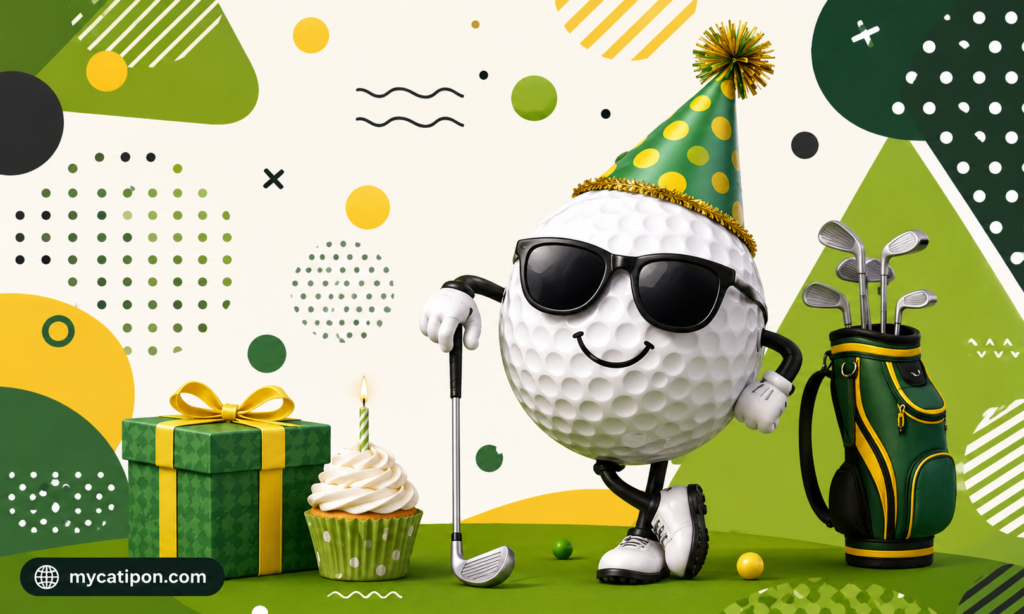 Clever Golf Birthday Wordplay