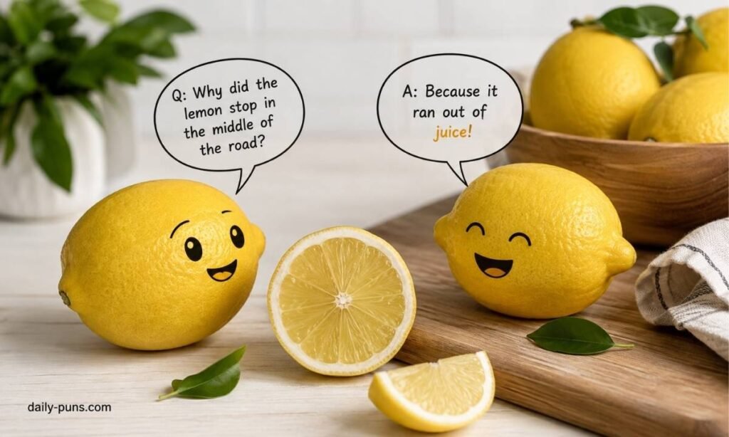 Lemon Q&A Kitchen Pun