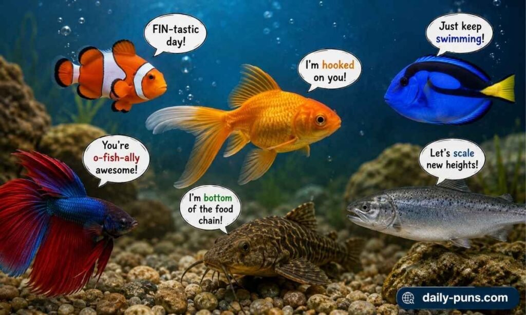 Punny Underwater Fish Puns Names