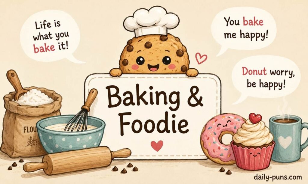Captions for Baking & Foodie