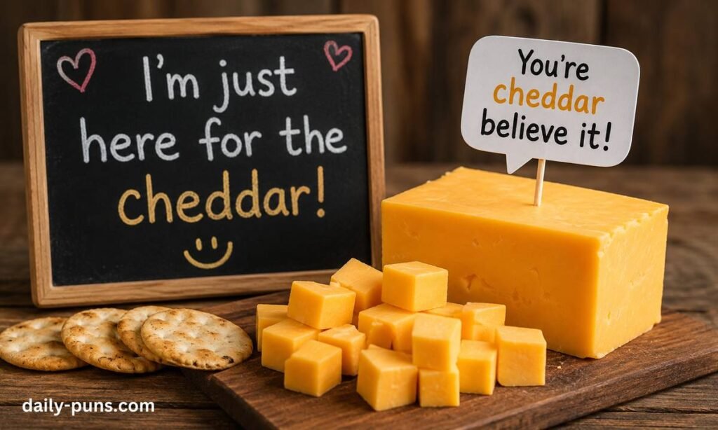 Cheddar Cheese Puns