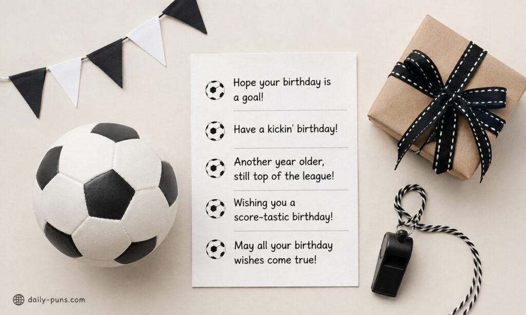 Football Birthday Puns