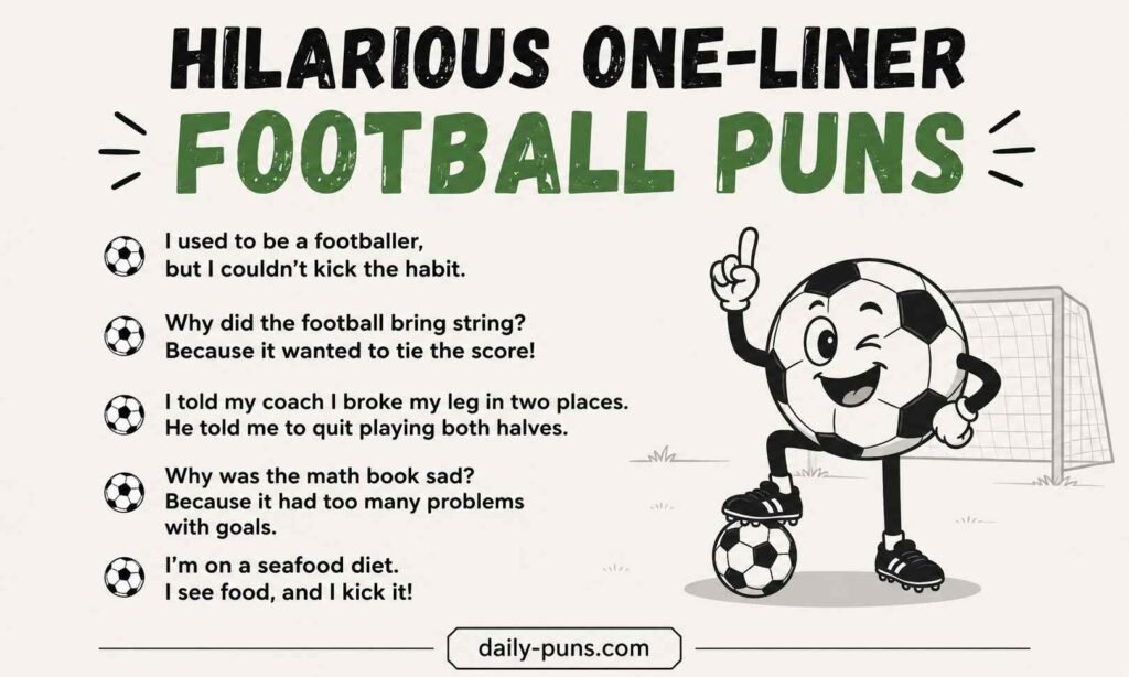 Hilarious One-Liner Football Puns