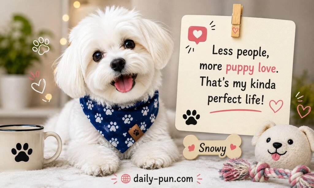 White Dog Pun