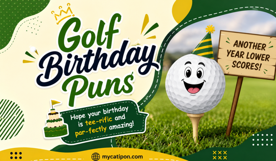 Golf Birthday Puns